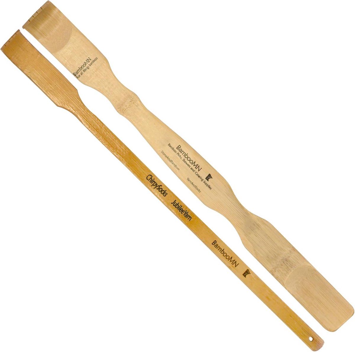 Uitschuifbare Rugkrabber en Schoenlepel - Lange Bamboe Handgreep 44cm