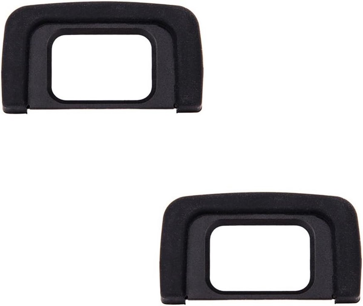 2 Stuks Universele Camera Oogcup Set - Zachte Siliconen Oogstukken voor Brildragers