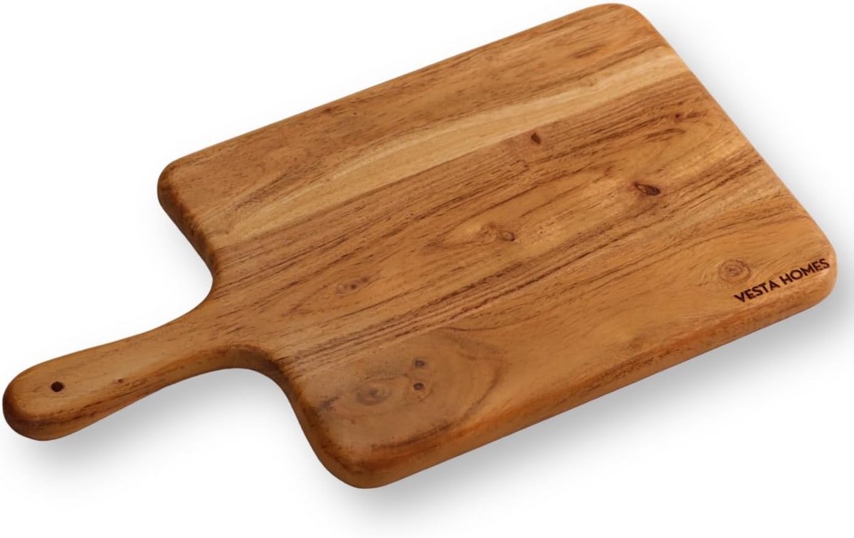 Grote Houten Snijplank en Serveerplank van Acaciahout - Handgemaakt