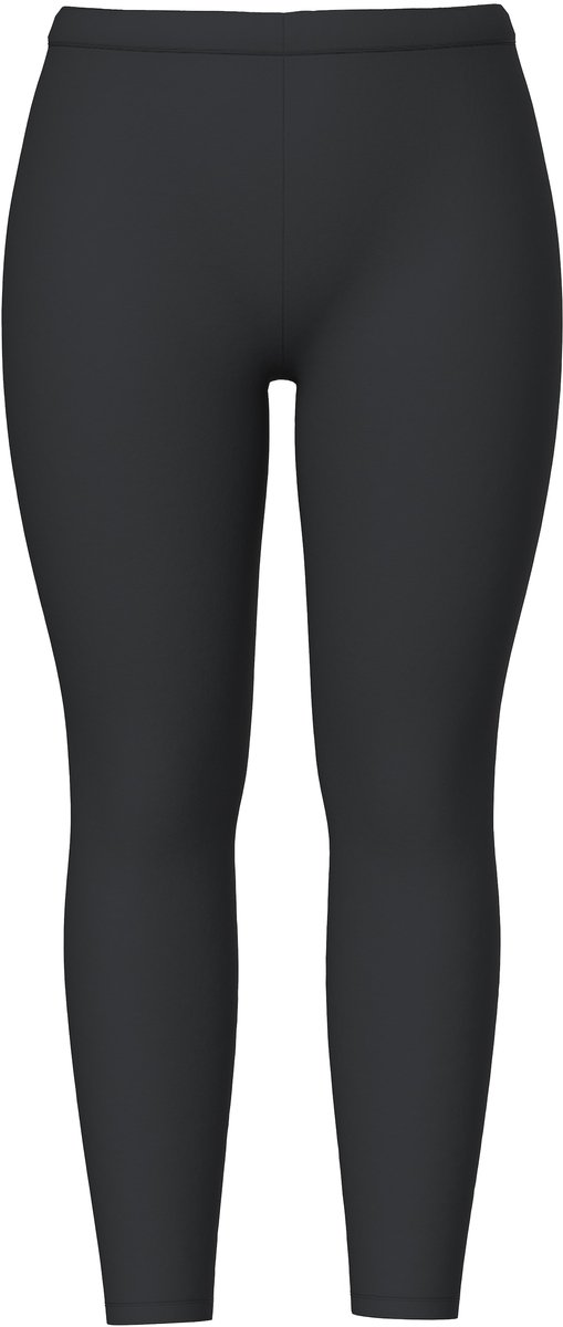Ulla Popken - Dames - Legging skinny elastische tailleband OEKO-TEX - Zwart - Maat 62+