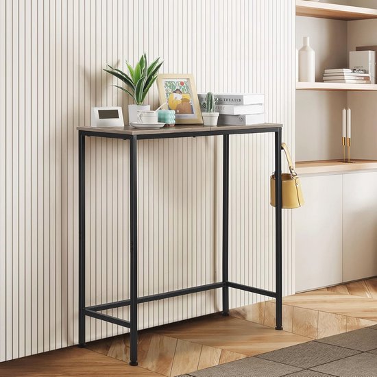 Ultraslanke consoletafel voor kleine ruimtes, compacte sofatafel