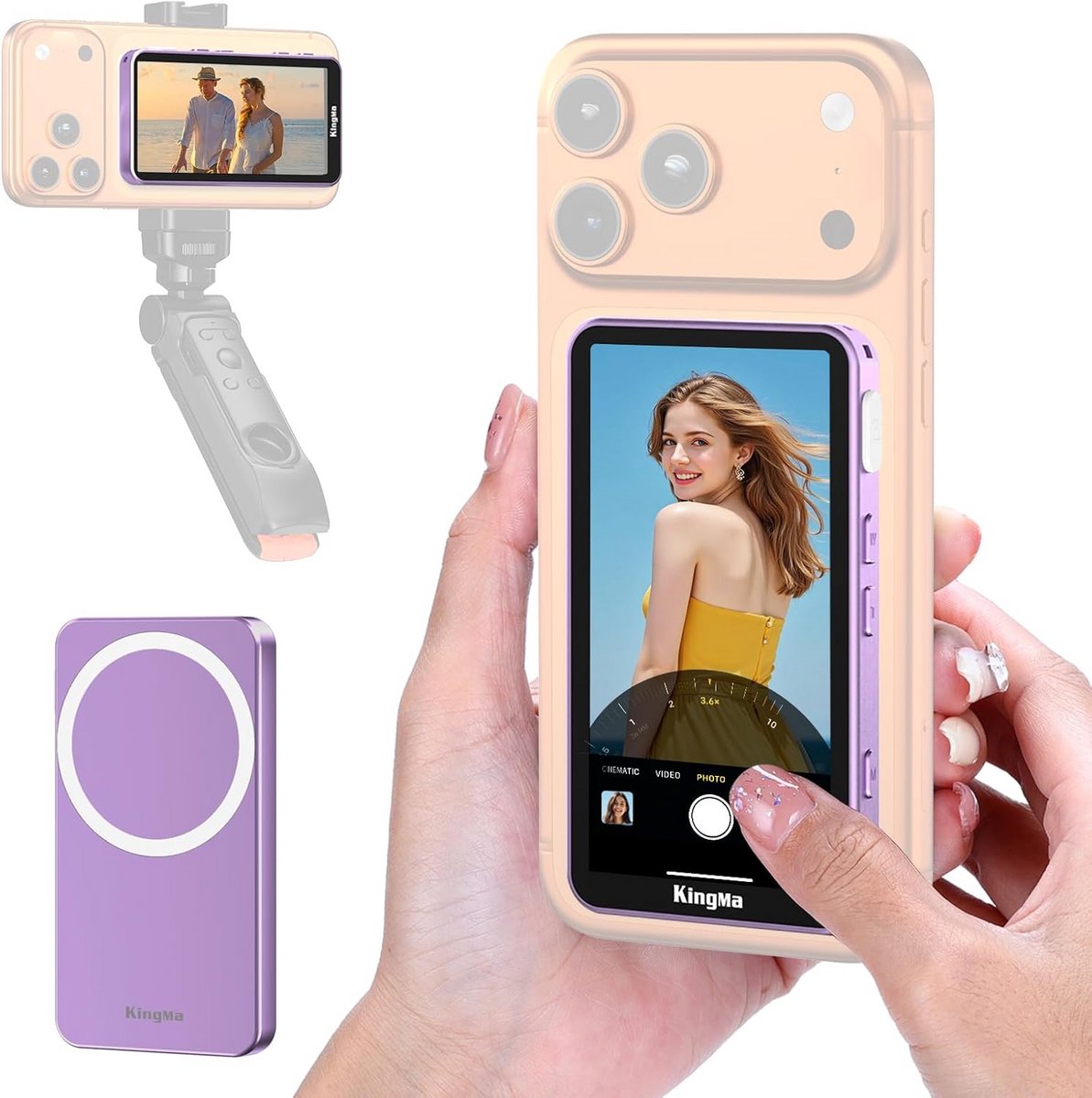 Telefoon Vlog Selfie Monitor voor Stabiliteit en Professionele Opnames