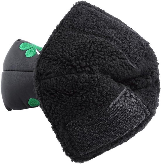 Allecta - Golf Putter Cover voor Blade Headcover Accessoire in Zwart Polyurethaan met Vierklaver - Sportieve Bescherming met Stijlvol Design van Allecta — afbeelding 5