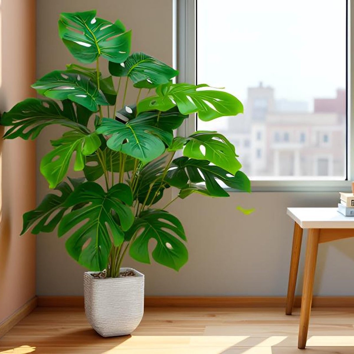 Unyqoos Levensechte 70 cm Kunstplant voor Stijlvolle Binnenhuisdecoratie Groen