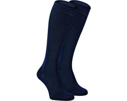 Lange Kniekousen voor Dames van Bamboe | 2 Paar Verpakking | Effen & Bedrukt