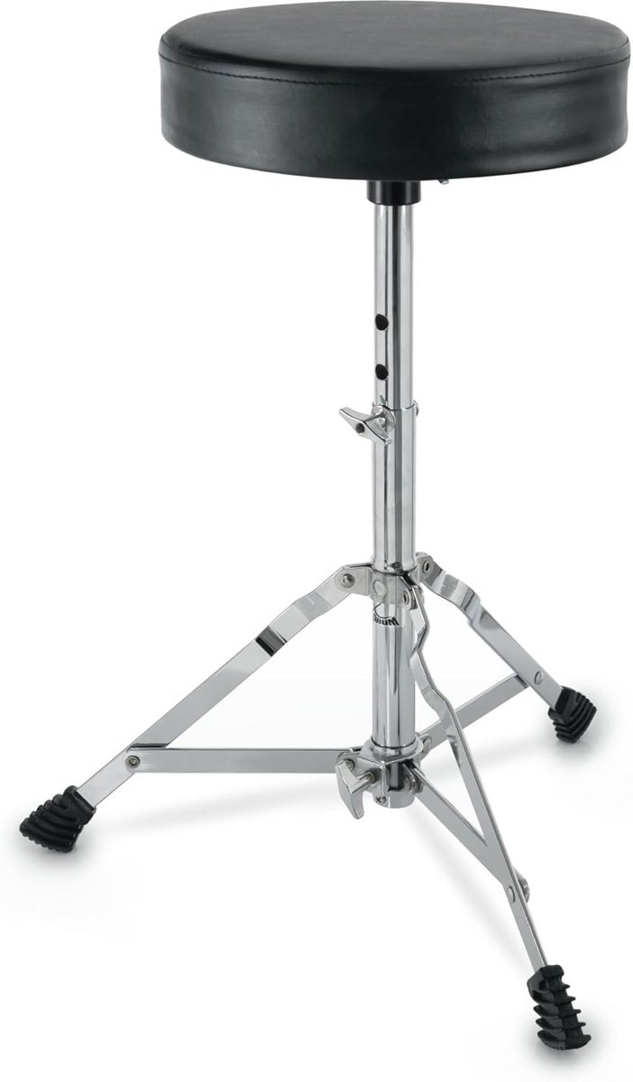 Verstelbare Drumkruk - Inklapbaar en Comfortabel met 4 cm Vulling - Hoogte van 50-62 cm