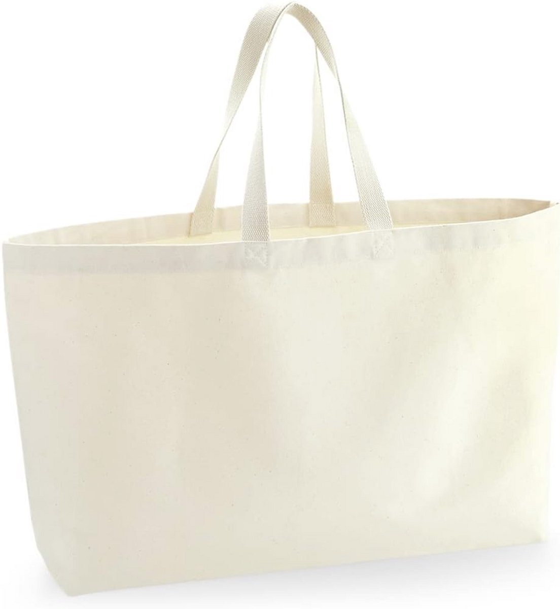 Oversized canvas draagtas