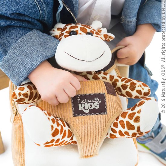 Naturally KIDS Toddler Backpack w Plush Toy