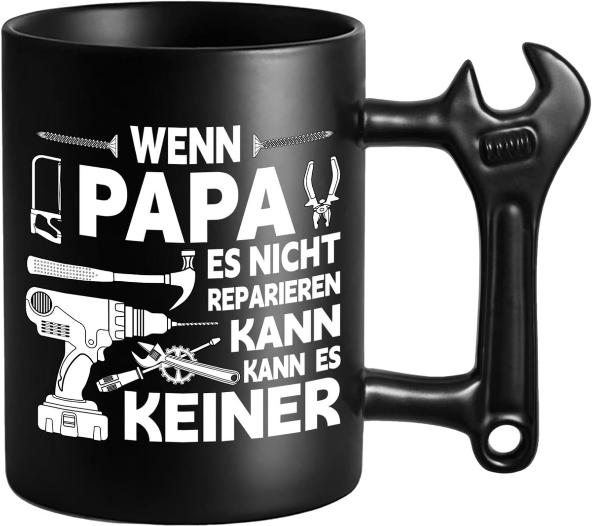 Grappige Koffiemok met Sleutelhandvat voor Vader