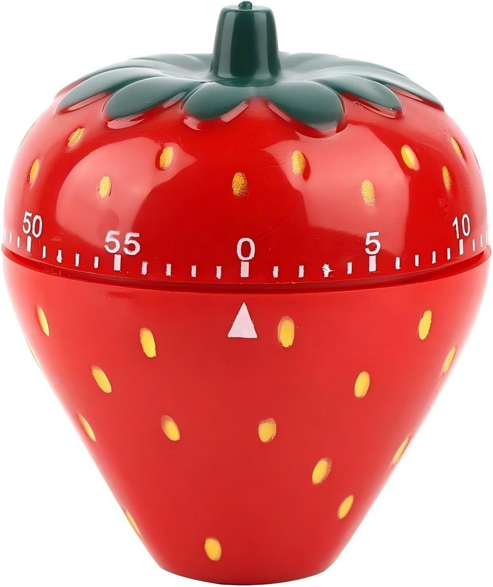 Mechanische Kookwekker Aardbei 60 Minuten Tijdherinnering Keuken