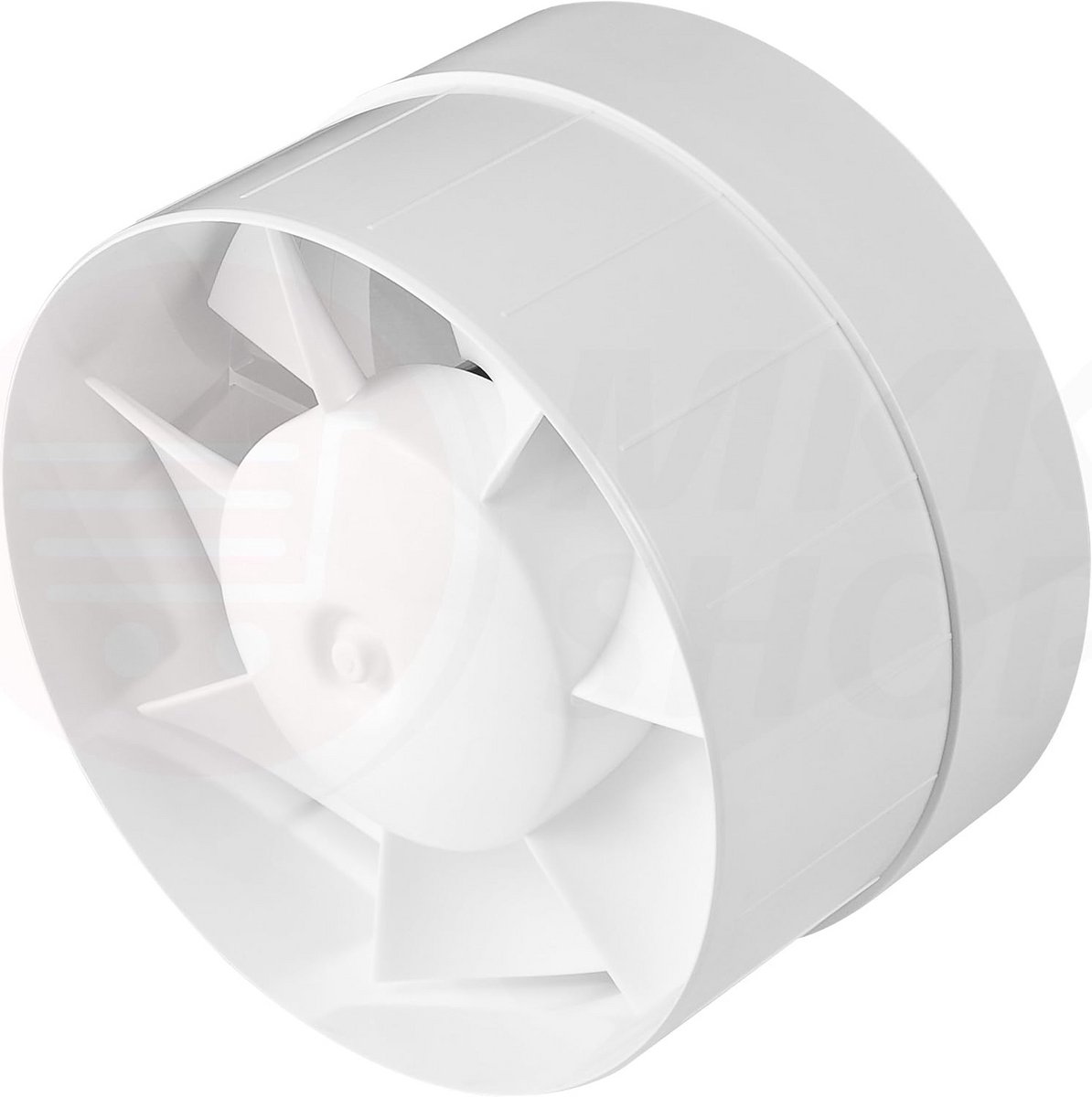 Ventilatie Buizen - Afzuig Ventilator - Luchtcirculatie Binnen - Stille Werking - 150 mm Diameter - Wit