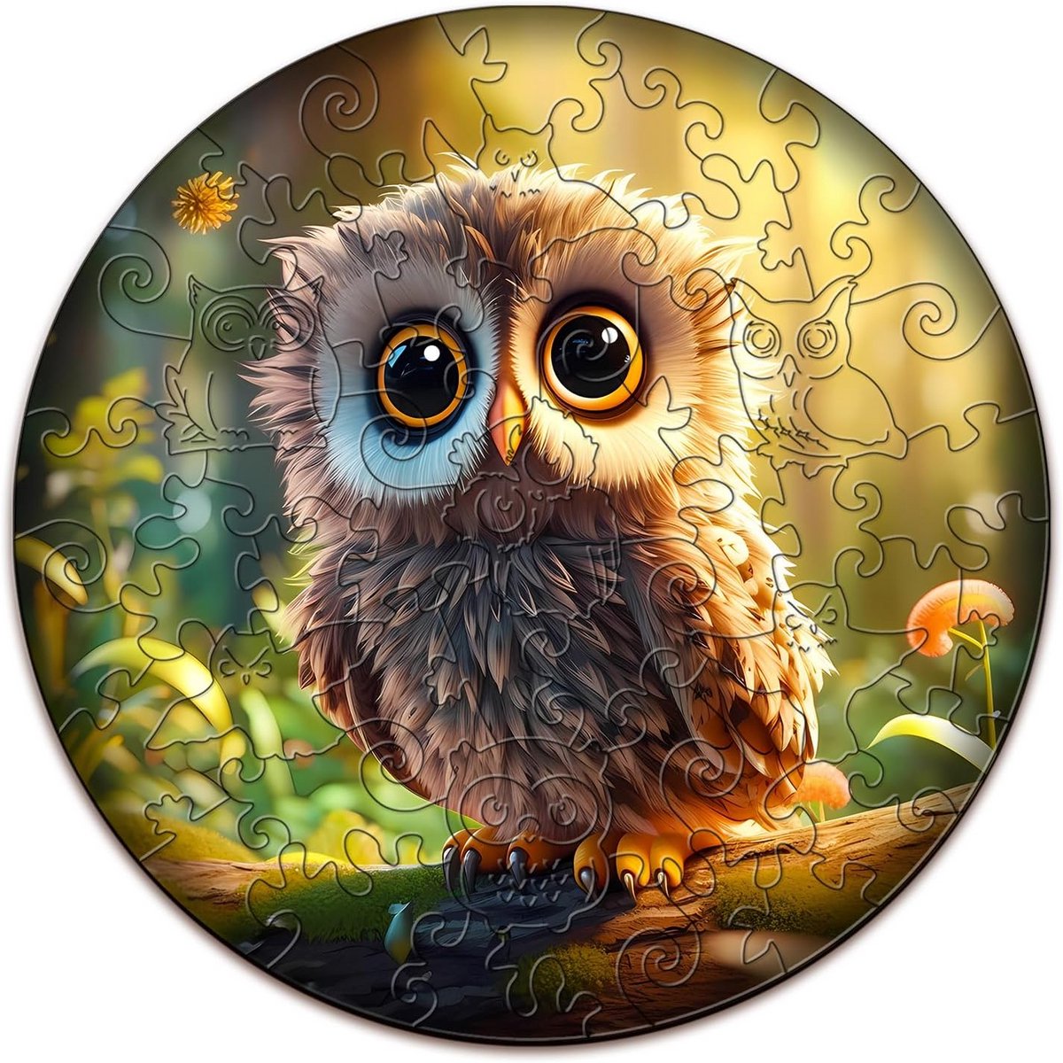 Unieke Houten Legpuzzel voor Kinderen - 50 Stukjes - Origineel Dieren Design