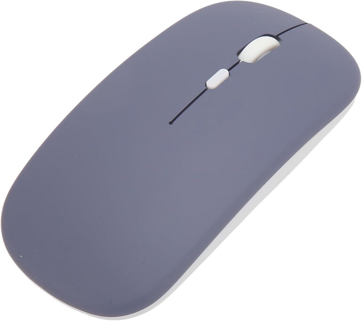 Oplaadbare Draadloze USB-muis met Stille Bediening, 2.4G voor PC, Laptop en Mac - Paars