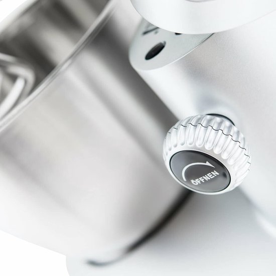 Staande Kneadmachine 5.5L 1000W 4 Snelheden met Accessoires Roestvrijstaal van Merkloos — afbeelding 2