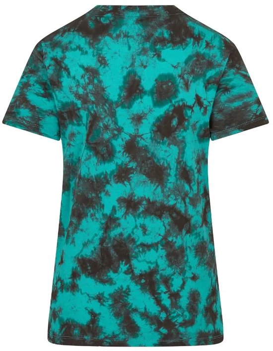 Dames T-shirt Mercedes Wmns Mapf1 Fw Tie Dye T-shirt Veelkleurig Groen - L — afbeelding 2