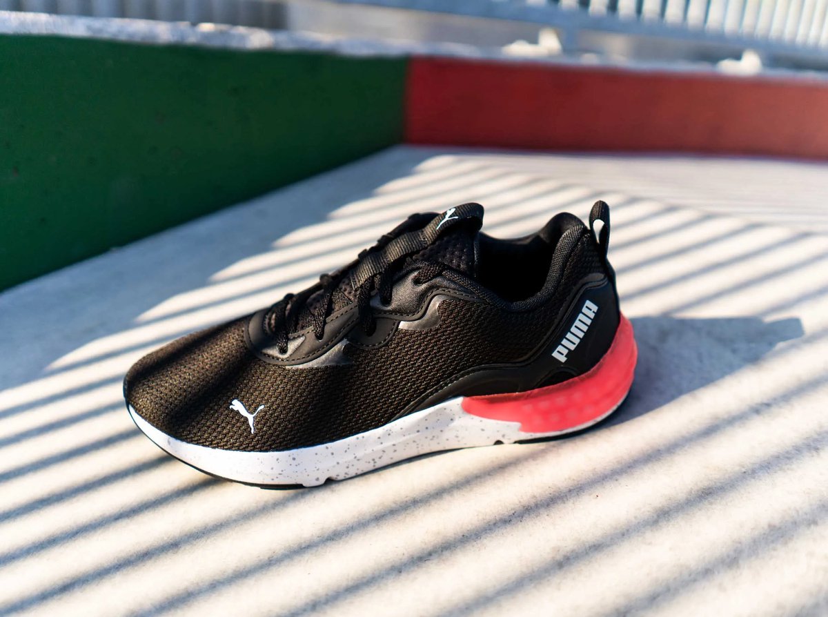 Damessportschoenen Puma Wms Cell Initiate Speckle Sunblaze Zwart