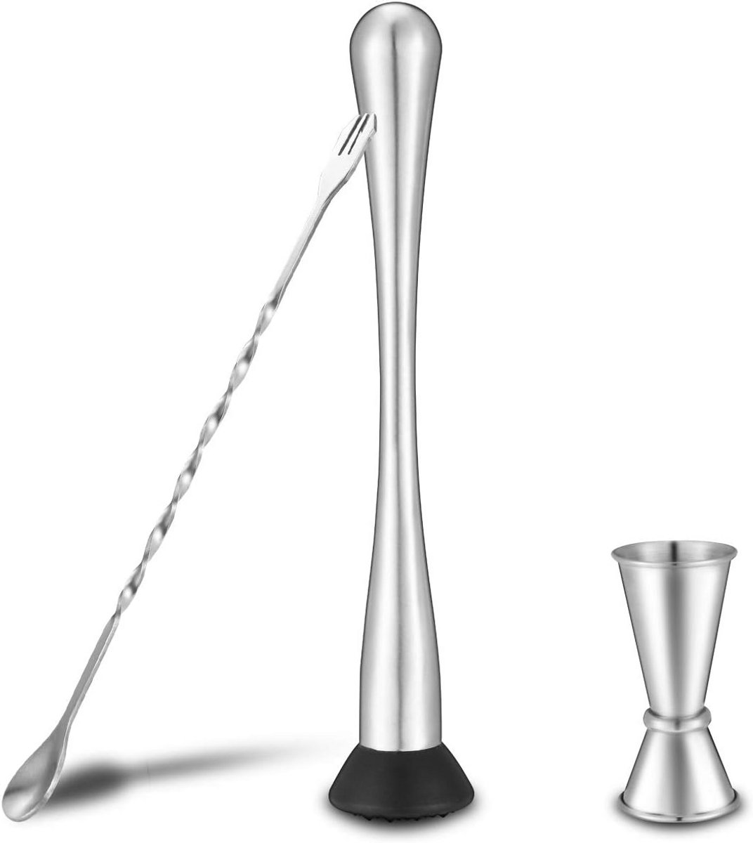 Cocktail Schoeppelle en Barmaatbeker Set van Roestvrij Staal voor Mixdrankjes