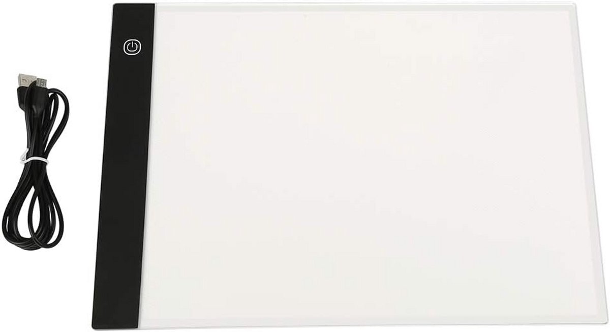 LED lichttafel A3 5 mm - Dimbare tekenbord met USB voor schilderen en detailwerk