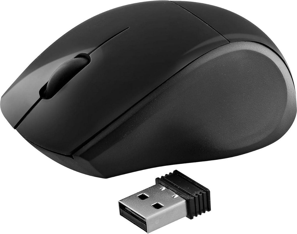 Draadloze Optische Muis - Ergonomisch en Betrouwbaar Computeraccessoire
