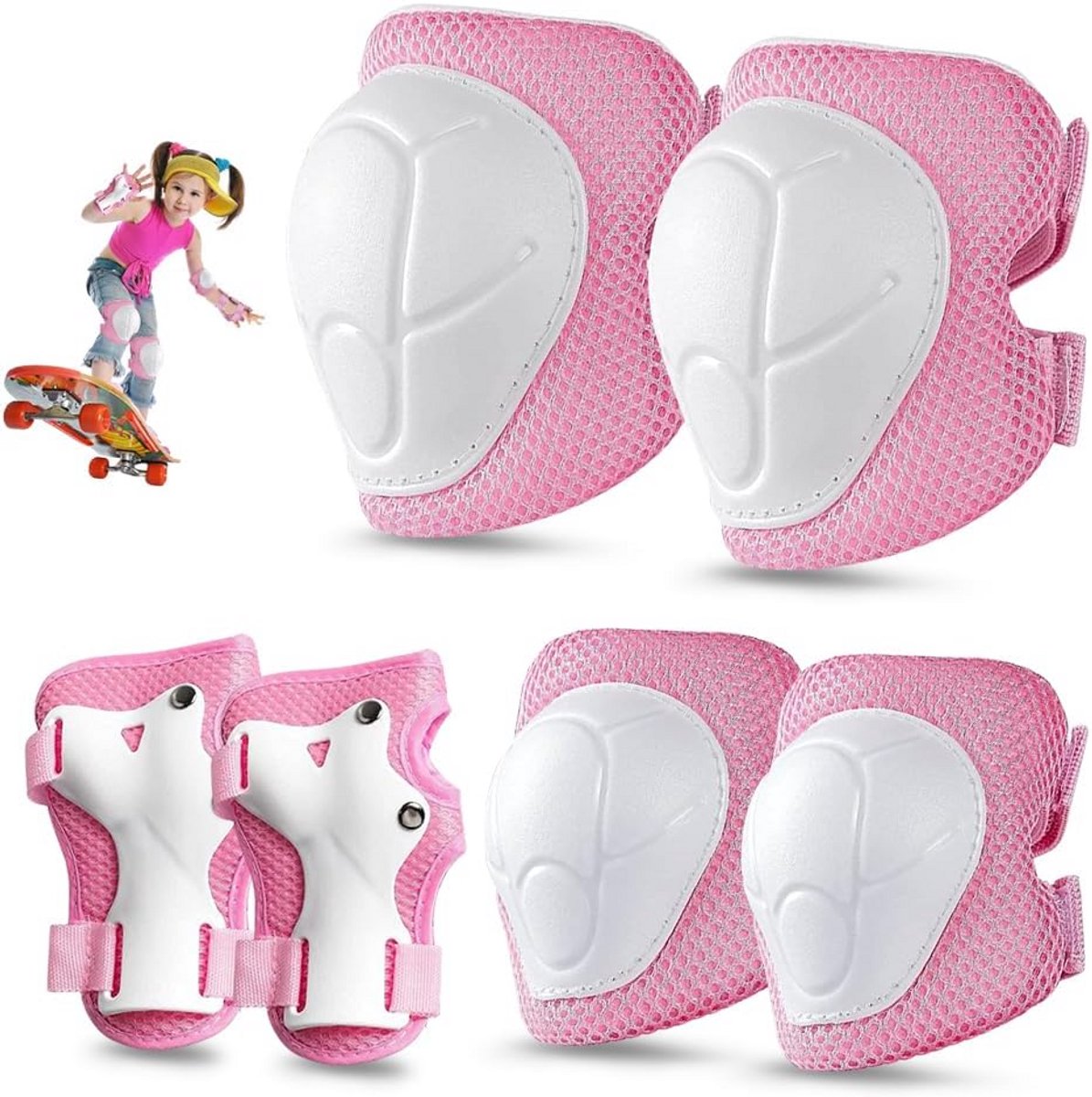 Set Kinderbeschermingssets voor Skateboarden, Skeeleren en Scooterrijden