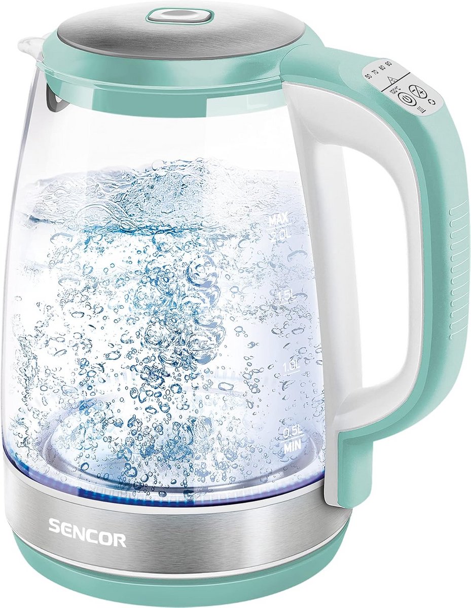Waterkoker Deluxe met Temperatuurregeling en LED-Verwarming