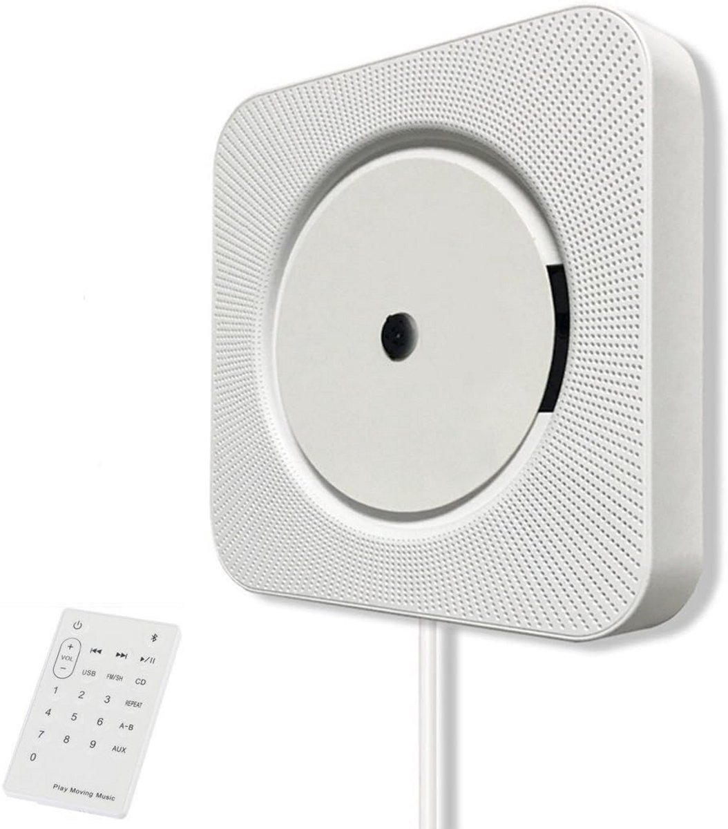 Draagbare CD Speler met Bluetooth en Ingebouwde FM Radio voor Thuisgebruik
