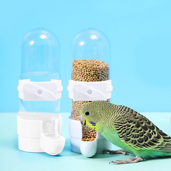 Mangeoire et Abreuvoir Automatiques pour Cages à Oiseaux