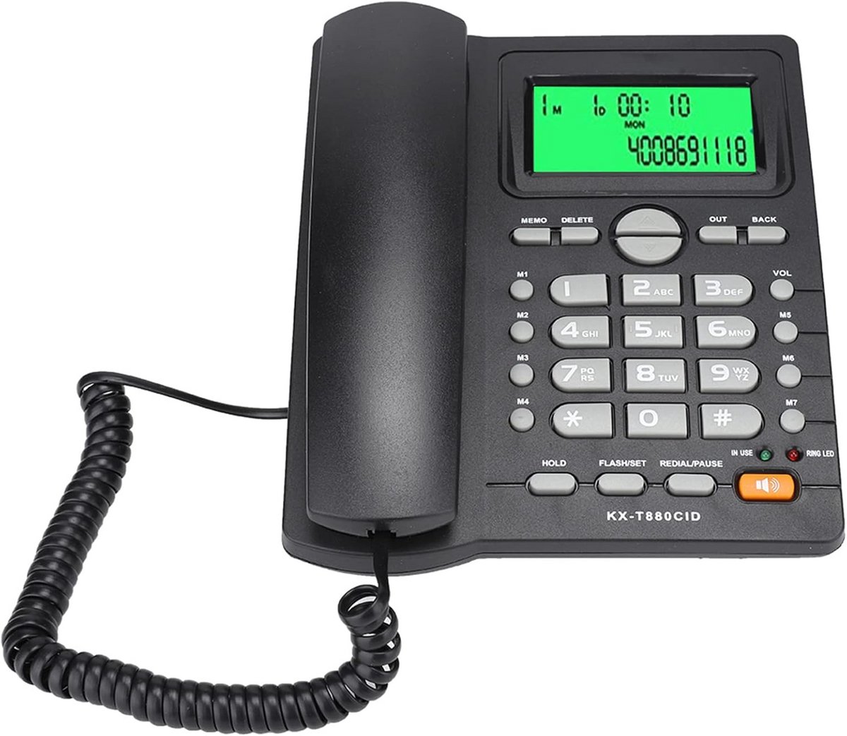 Vaste Telefoon met Beller ID, Luidspreker en Grote Knoppen - Voor Thuis of Kantoor