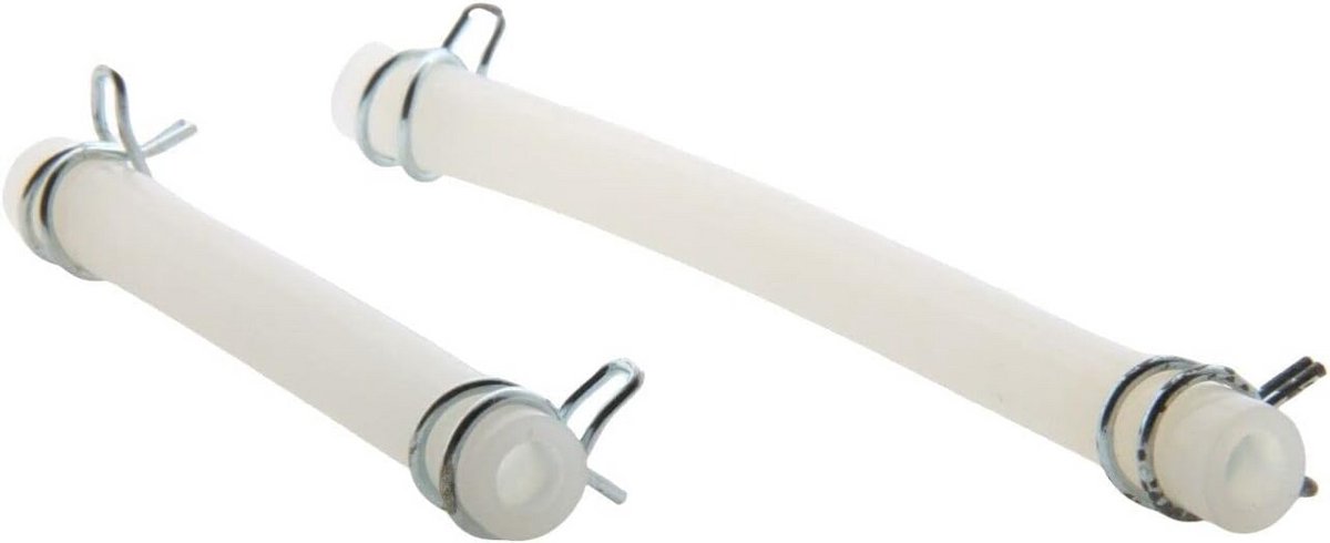 Set van 2 Stoomslangen met Kabelbinders voor Stoomreiniger Vaporetto - Universeel