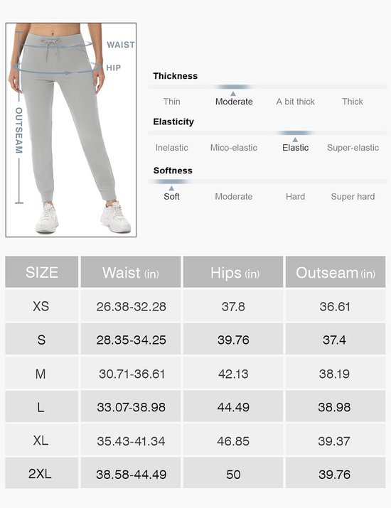 Lichte, Sneldrogende Joggingbroek met Hoge Taille voor Dames — afbeelding 4
