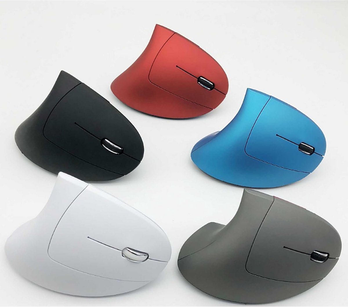 Ergonomische Verticale Wifi Muis - Draadloos & Pols Vriendelijk - Tot 1600 DPI
