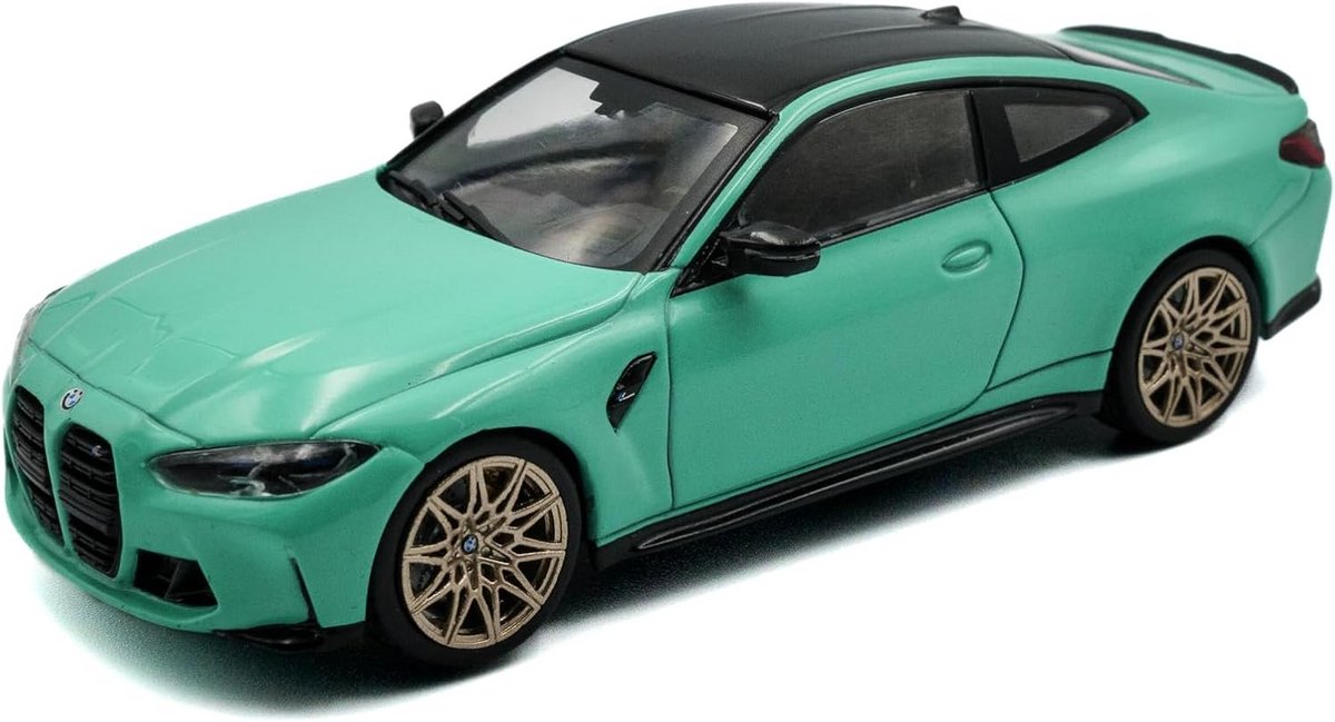 Modelauto 1:43 BMW M4 Competition Coupé 2023 Groen Diecast
