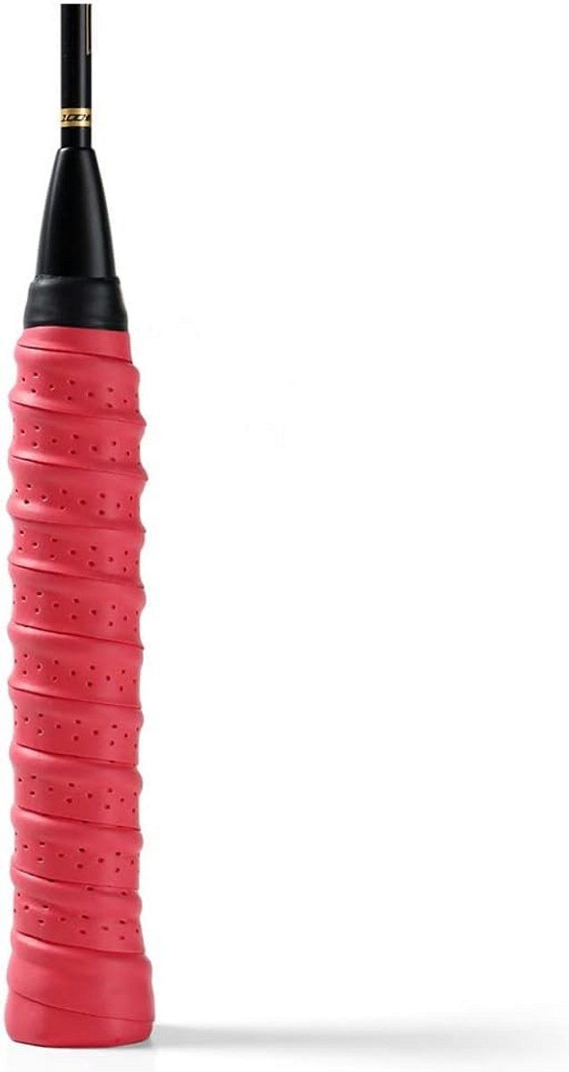 Antislip Gripbanden voor Tennisrackets, Badminton en Squash - 10 Stuks Rood