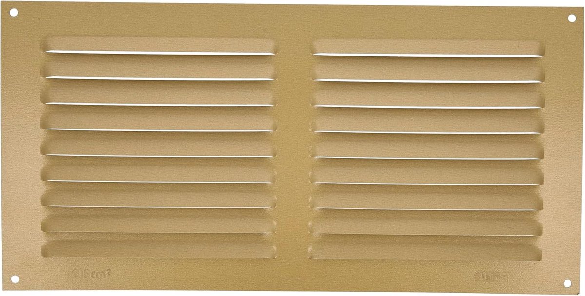 Rechthoekig Ventilatie Rooster van Aluminium - Geschikt voor Plafond Afvoer