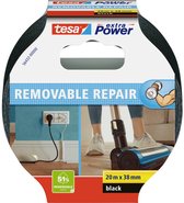 Ruban adhésif toilé tesa® extra Power tesa 56432-00000-00 noir (L x l) 20 m x 38 mm caoutchouc 1 pc(s)