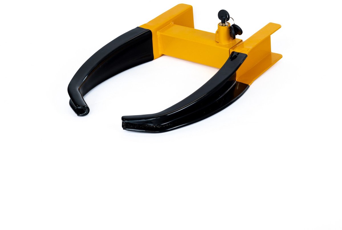EveBase® Universele Wielklem - Anti Diefstal - Bandbreedte 180mm tot 285mm - Verstelbare Breedte - Voor Auto, Aanhanger, Caravan en Camper - Met 3 Sleutels