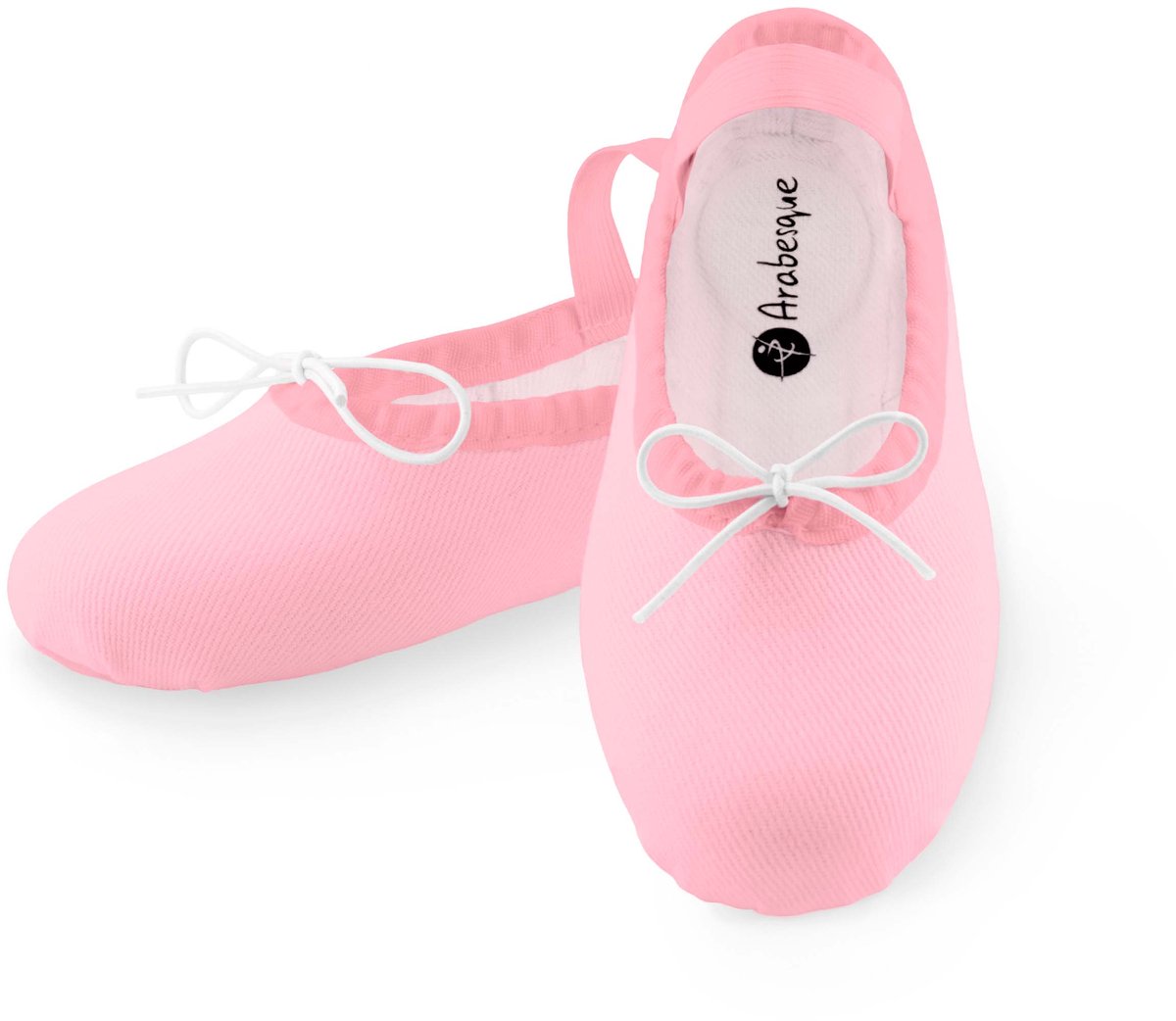 Arabesque Cinderella – Kinderballetschoenen – Roze – Canvas – Splitzool – Maat 28