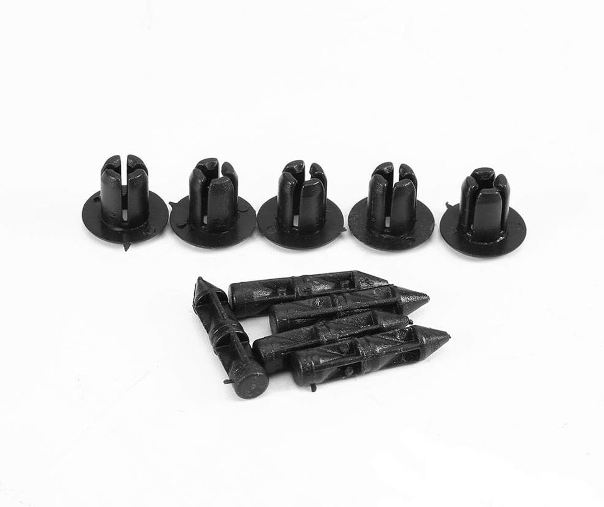 6mm Plastic Rivets Fastening Clips Push Pin - Car-Styling - 100pcs - Fairing Clips - Plastic Rivet - Motorcycle Fairing TRIM Clips