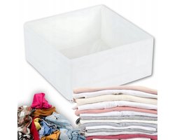 Textiele Organizer voor Lades - Wit, 28x28x13 cm