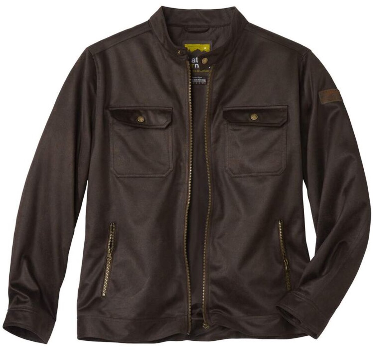 ATLAS FOR MEN - Suèdine jack Arizona - Heren - Verkrijgbaar in grote maten - L