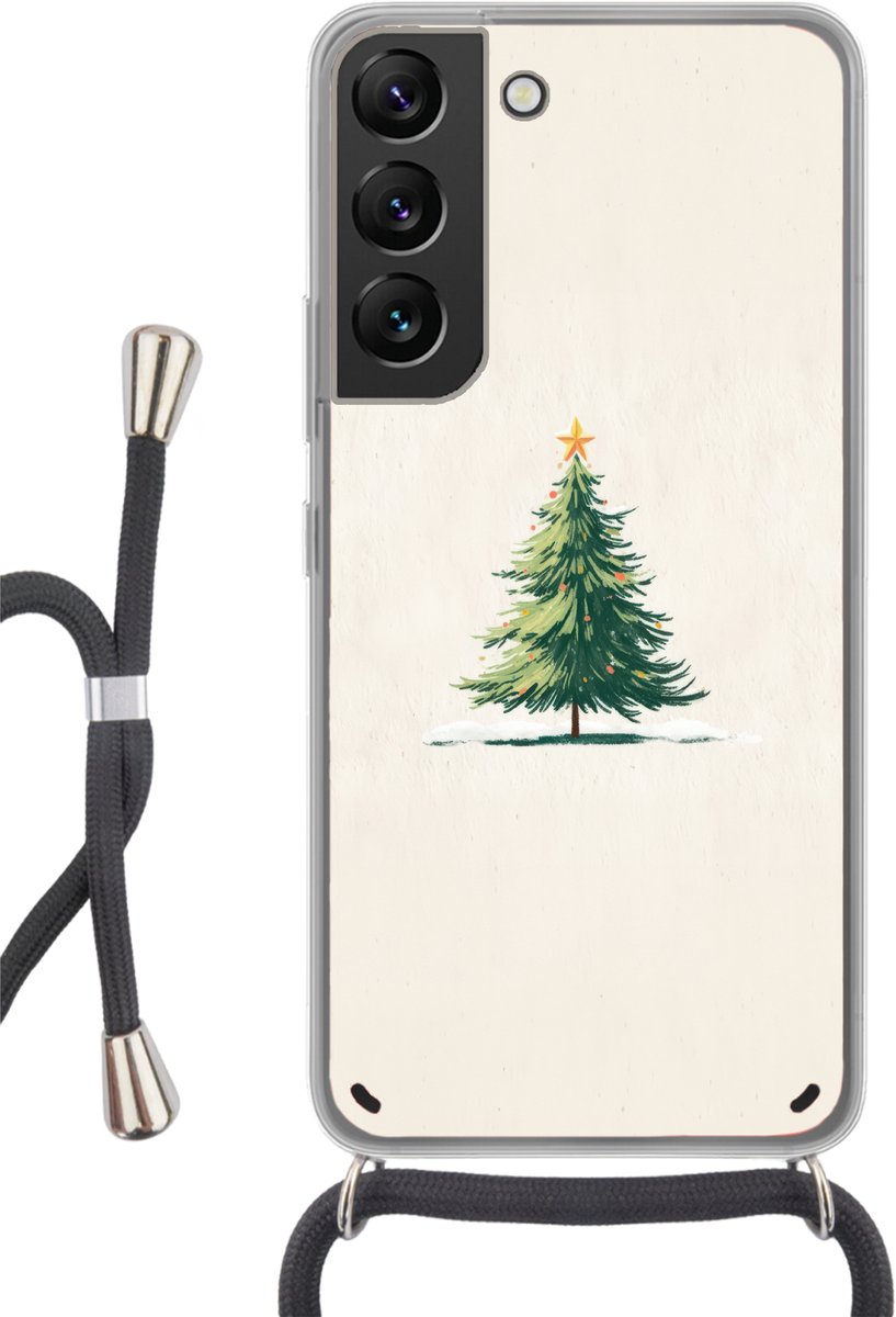 Kerstboom - Illustratie - Ster - Sneeuw