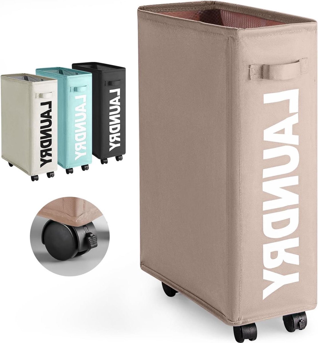 Stunq® Opvouwbare Wasmand - Organisatie en gemak - 43L - Khaki