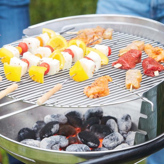 Rond barbecue rooster 50 cm voor houtskoolbarbecues | bol