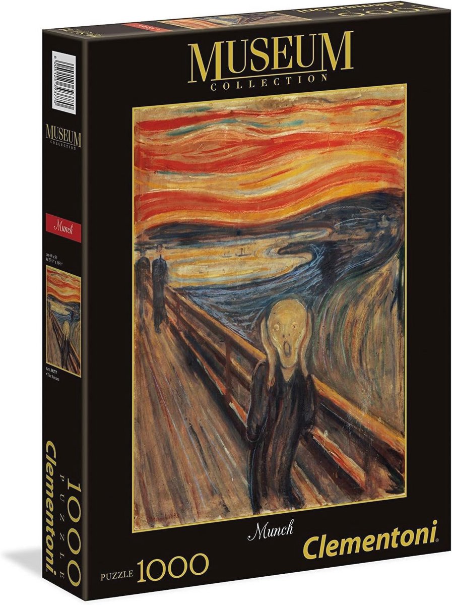 Puzzel van Munch - L'Urlo - 1000 Stukjes - Museum Collectie