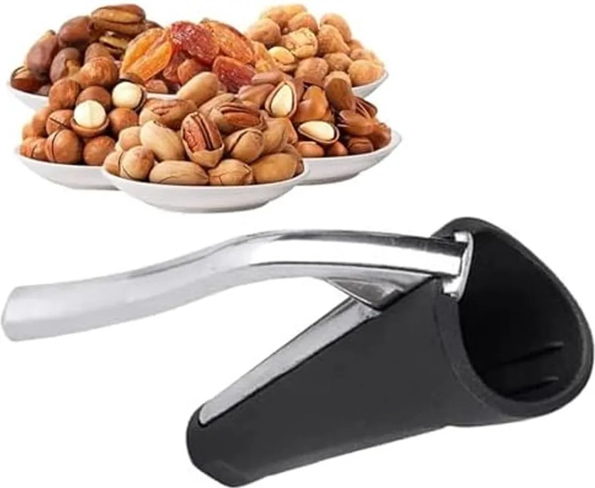 Notenkraker, 417 g, antislip, hendelmechanisme, geschikt voor fruit met een harde schaal.