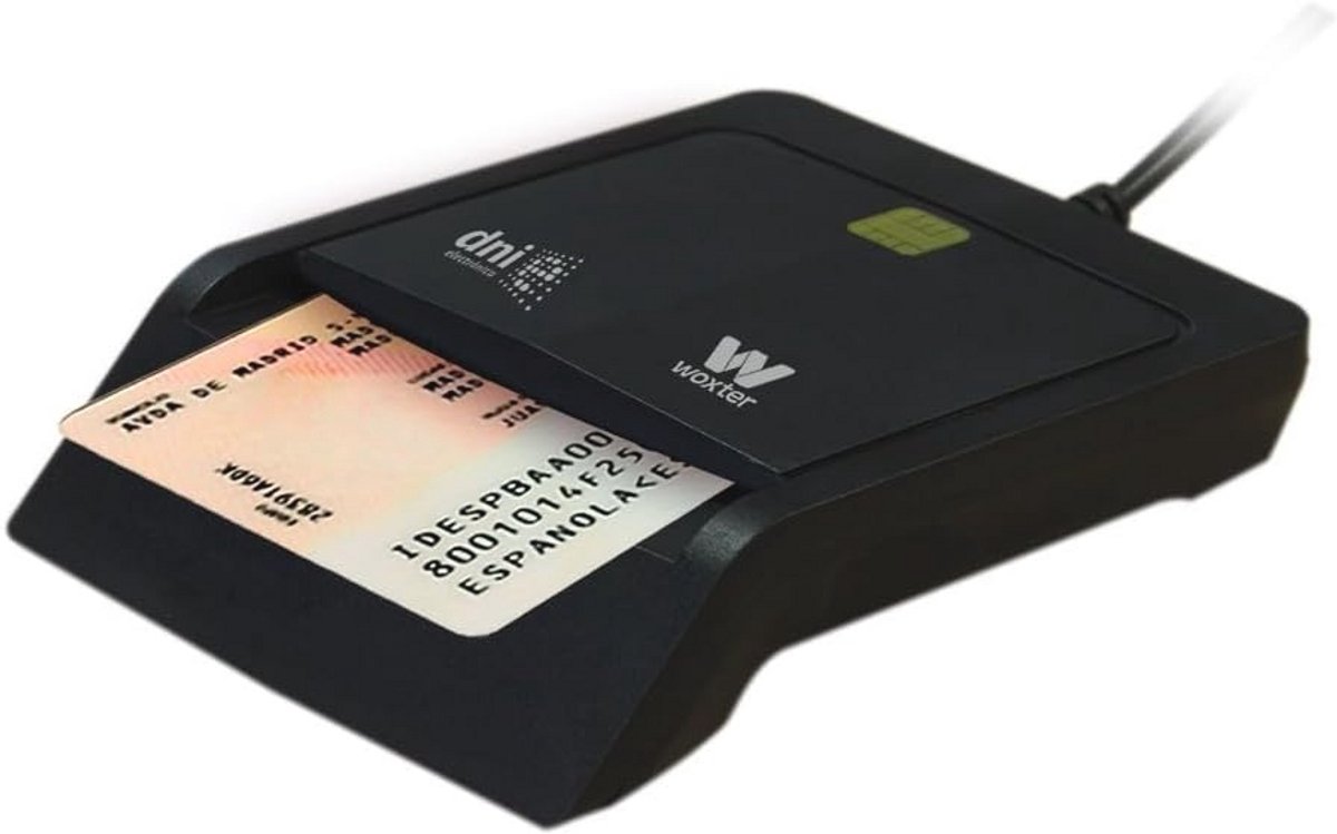Elektronische ID-kaartlezer voor Windows en Mac - Plug & Play - Compatibel met Smartcards