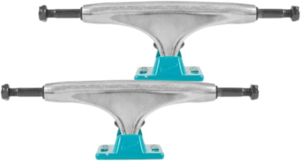 Stevige Aluminium Skateboard Trucks 5″ tot 5.25″ Assen Blauw