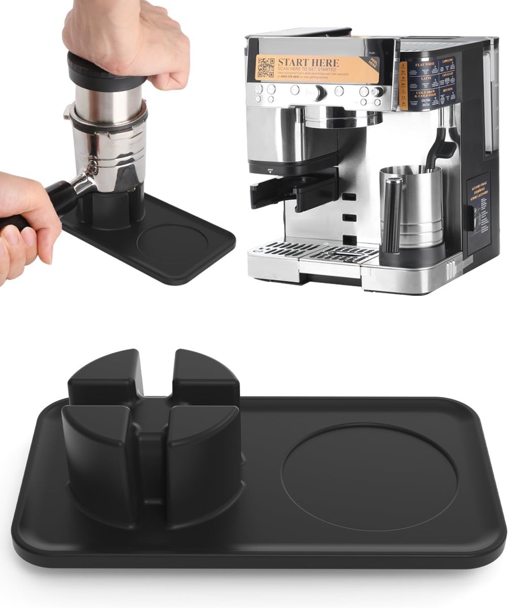 Geschikt voor luxe koffiemachines ES601/ES701 - foodgrade siliconen - poederdrukhouder - anti-slip - luxe koffieaccessoires