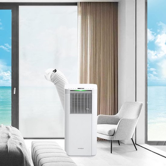 Universele raamafdichtingsset 210×90 cm voor mobiele airco, voorkomt luchtuitwisseling, eenvoudig te installeren