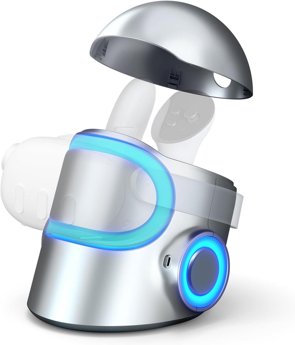 Universeel VR Laadstation voor Meta Quest 3, Quest 2, Pico 4 en Pro Headsets